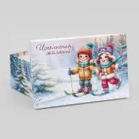 Набор подарочных новогодних коробок 10 в 1 &laquo;Новогодние каникулы&raquo;, 32.5&times;20&times;12.5 - 12&times;7&times;4 см