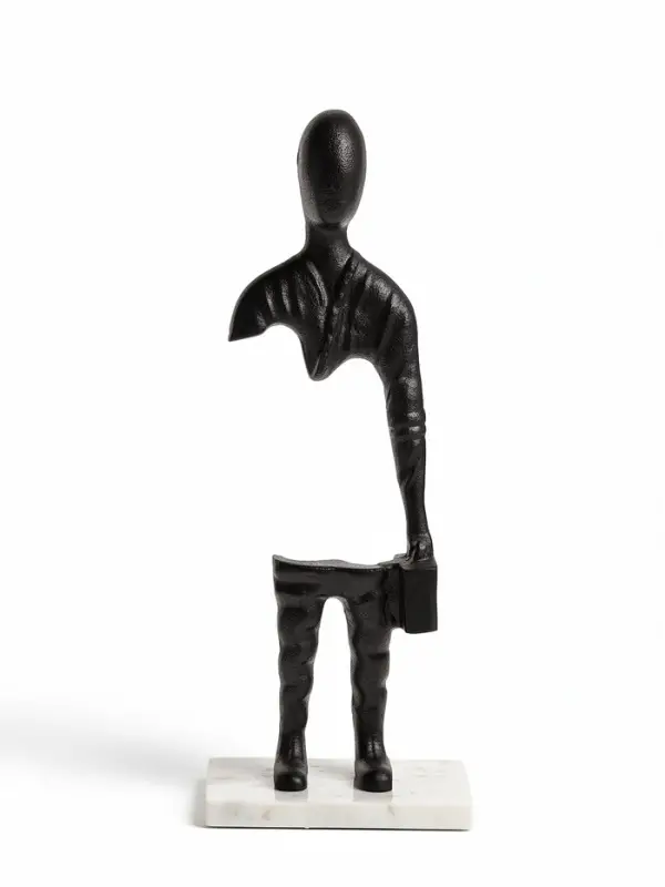 Сувенир &laquo;Опустошение&raquo;, 14&times;10&times;47 см, алюминий, мрамор