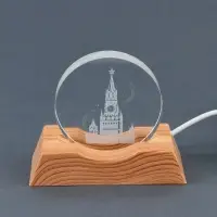 Ночник новогодний на подставке &laquo;Столица&raquo;, d=6 см