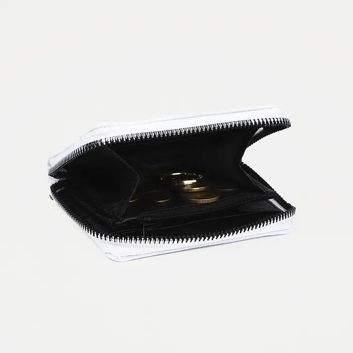 Кошелёк детский на молнии, белый