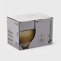 Набор рюмок для ликёра Paşabah&ccedil;e Tulipe, 55 мл, 6 шт., стекло, прозрачный