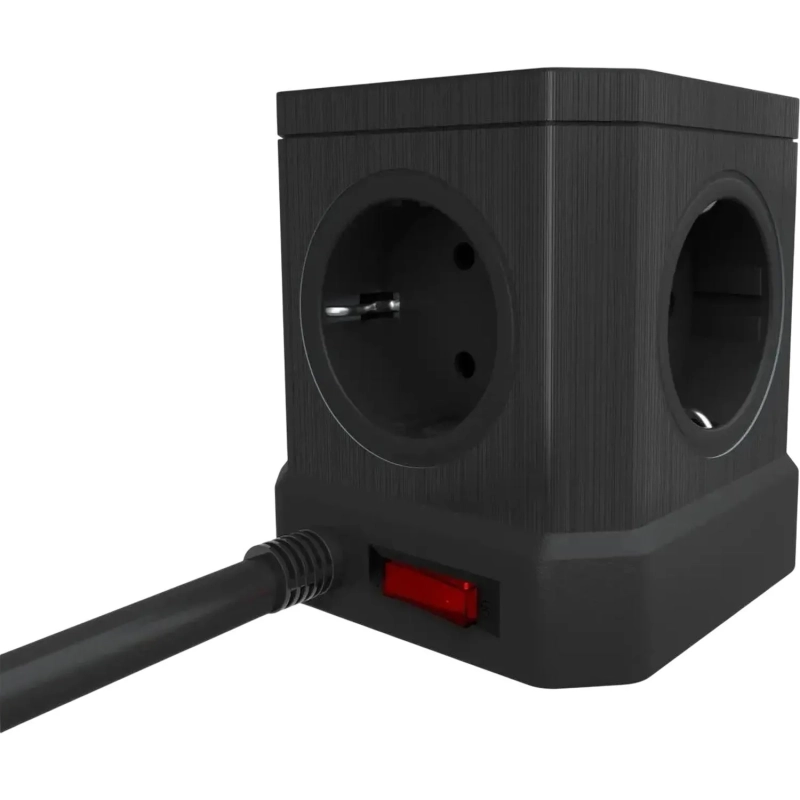 Сетевой фильтр AGNI  5р/3м,3USB 1TYPE-C,черный(TP-VE4U5E-C-3m-black)
