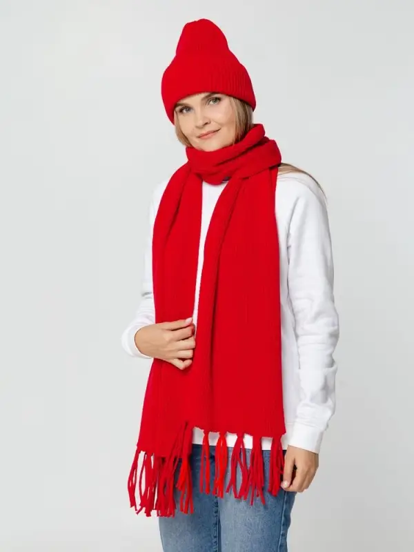 Шапка Flette, красная (алая) Шапка Flette, красная (алая)