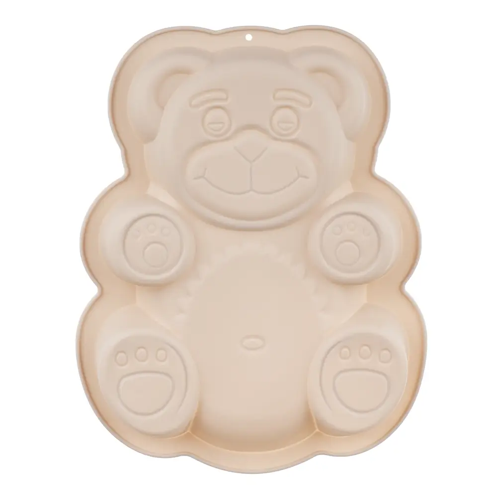VETTA Форма силиконовая 27х21х3.6см, "Медвежонок", 3 цвета