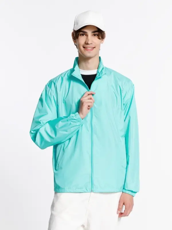 Ветровка Kivach, бирюзовая (тиффани), размер XS