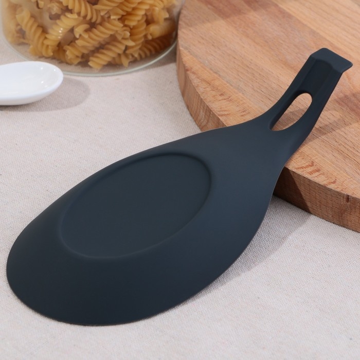 Подставка под ложку «Только не на стол», силикон, 20 х 9 см Подставка под ложку «Только не на стол», силикон, 20 х 9 см