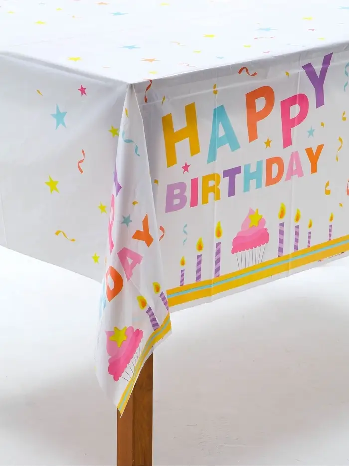 Скатерть "Happy birthday" 137х183 см