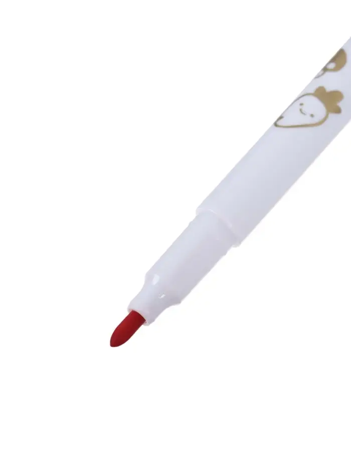 Фломастеры 12 цветов &laquo;Мышка&raquo;, в пластиковом пенале с ручкой, вентилируемый колпачок, МИКС