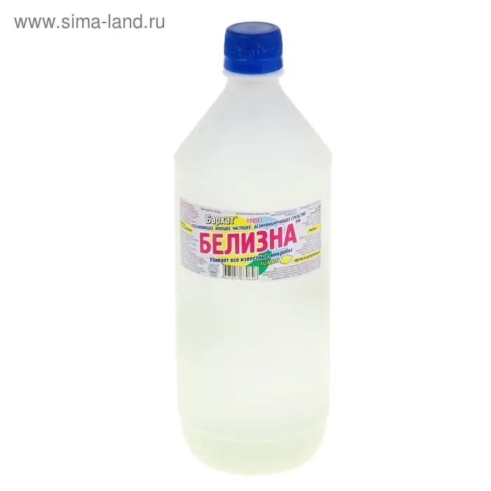 Средство БАРХАТ "БЕЛИЗНА" отбеливающее и дезинфицирующее, лимон, 1000 гр