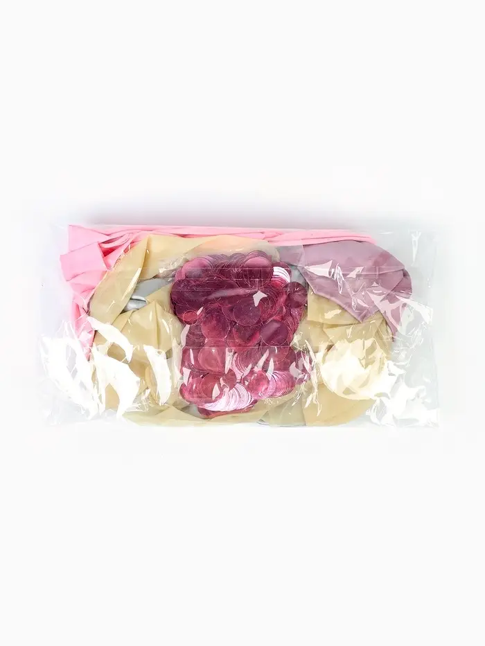 Воздушные шары латексные 12", набор «Розовый», 40 шт.