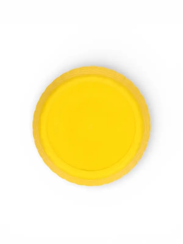 Горшок для цветов с поддоном &laquo;Ротанг&raquo;, 3 л, d=17 см, h=17 см, пластиковый, жёлтый