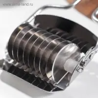 Нож для нарезания домашней лапши KONFINETTA &laquo;Профи&raquo;, 5 мм, 17.5&times;7.5&times;3 см, нержавеющая сталь, серебристый