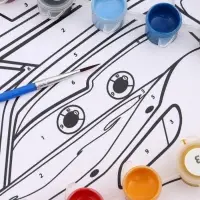 Картина по номерам для детей &laquo;Молния Маккуин&raquo; 20&times;30 см