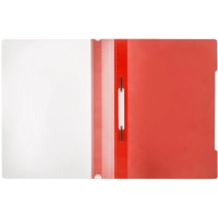 Скоросшиватель пластиковый Attache, А4, Элементари, красный 10шт/уп