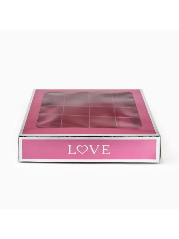 Коробка для конфет &laquo;Любовь&raquo;, 18.5&times;18.5&times;3.5 см