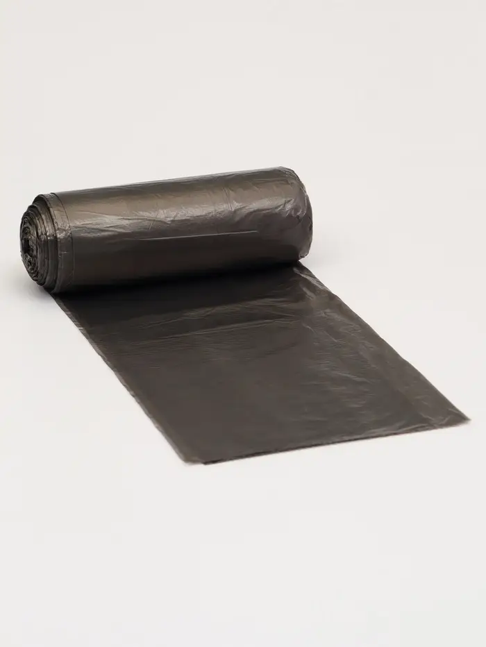 Мешки для мусора 120 л ПНД, 10 мкм, 20 шт. в рулоне, чёрные