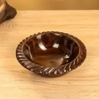 Чаша "Тарталетка" 16х16х5 см, дерево шишам Чаша "Тарталетка" 16х16х5 см, дерево шишам