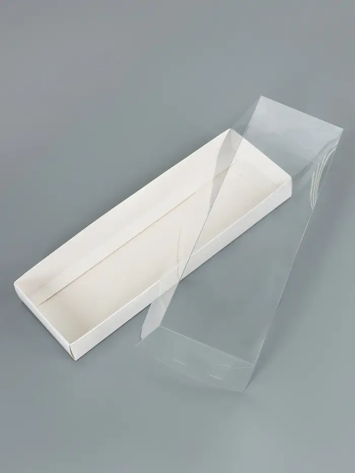 Коробка для муссовых пирожных, белый, 26&times;8.5&times;6 см