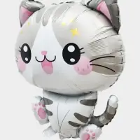 Воздушный шар фольгированный 28" &laquo;Милая кошечка&raquo;, фигура