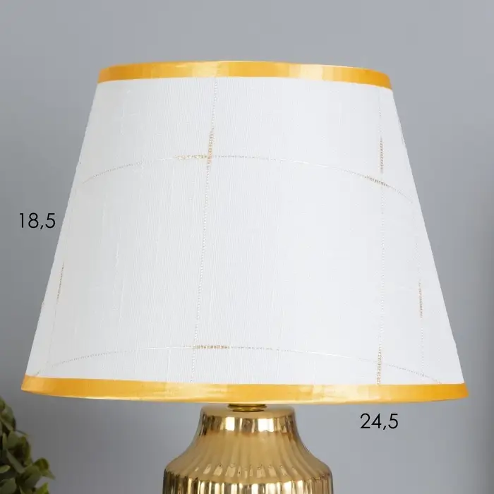 Лампа настольная &laquo;Нереа&raquo; 1&times;40 Вт Е14 бежевый/золото 24&times;24&times;40 см