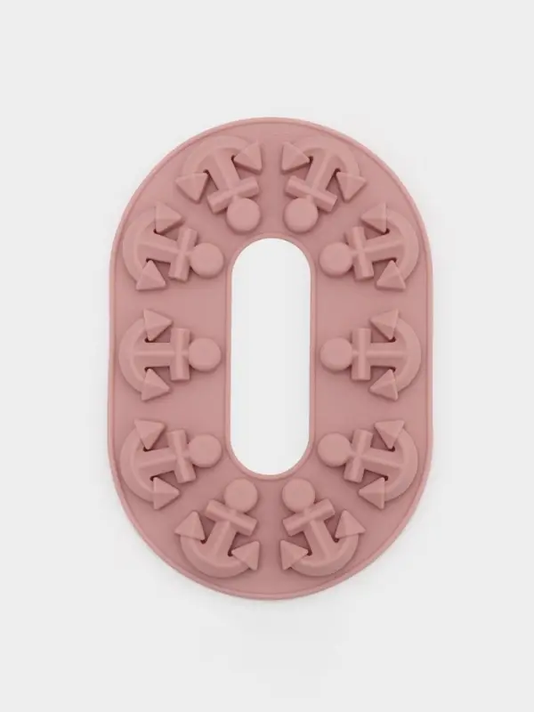 Форма для шоколада Доляна &laquo;Якорь&raquo;, силикон, 20.5&times;13.5&times;1 см, 10 ячеек, МИКС