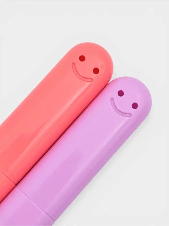 Футляр для зубной щётки &laquo;Смайл&raquo;, 20&times;3&times;2 см, МИКС