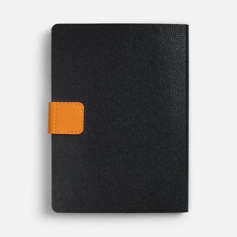Ежедневник Boom, недатированный, черный с оранжевым Ежедневник Boom, недатированный, черный с оранжевым