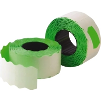 Этикет-лента 26х16 зел волна 1000шт/рул 10рул/уп