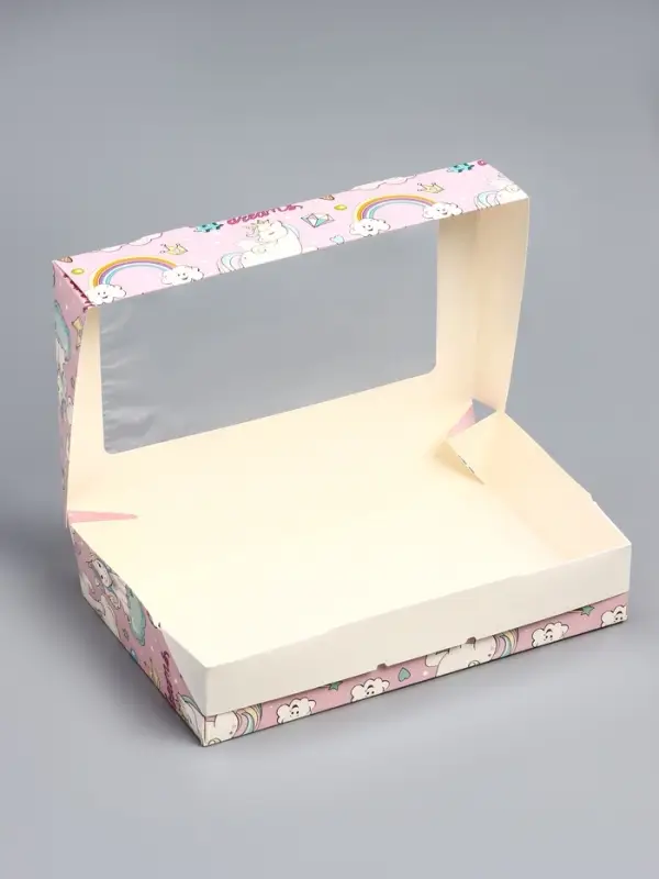 Коробка складная «Единороги» 20×12×4 см Коробка складная «Единороги» 20×12×4 см