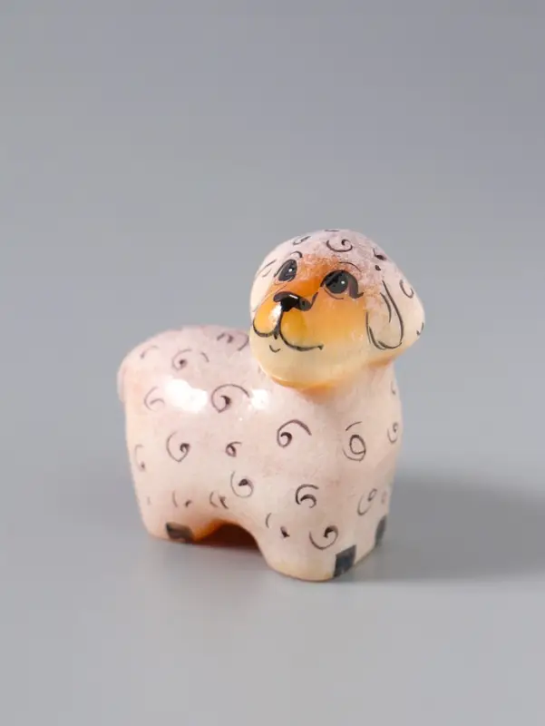 Фигурка &laquo;Овца&raquo;, 4.5&times;4 см, селенит, МИКС
