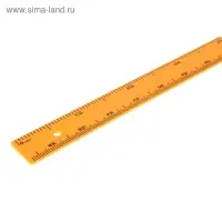 Линейка для школьной доски с держателем, 1 м, оранжевый