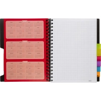 Бизнес-тетрадь B5,200л,кл,греб. Attache Selection Office book чернметаллик