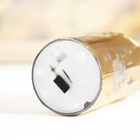 Светодиодная свеча, ночник LED RISALUX &laquo;Новый год&raquo;, от батареек, 3.8&times;3.8&times;7.5 см, МИКС