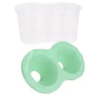 Стакан - непроливайка для рисования двойной Calligrata &laquo;Прованс&raquo;, 150 мл &times;2, пастельный МИКС