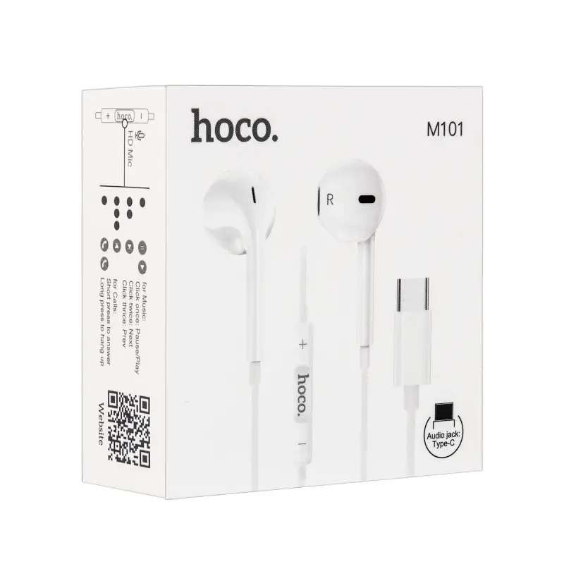 Наушники Type-C M101 HOCO Белый