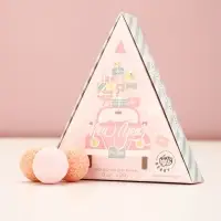 Бомбочки для ванны New Year, 6&times;20 г, аромат морозная ягода, Чистое счастье