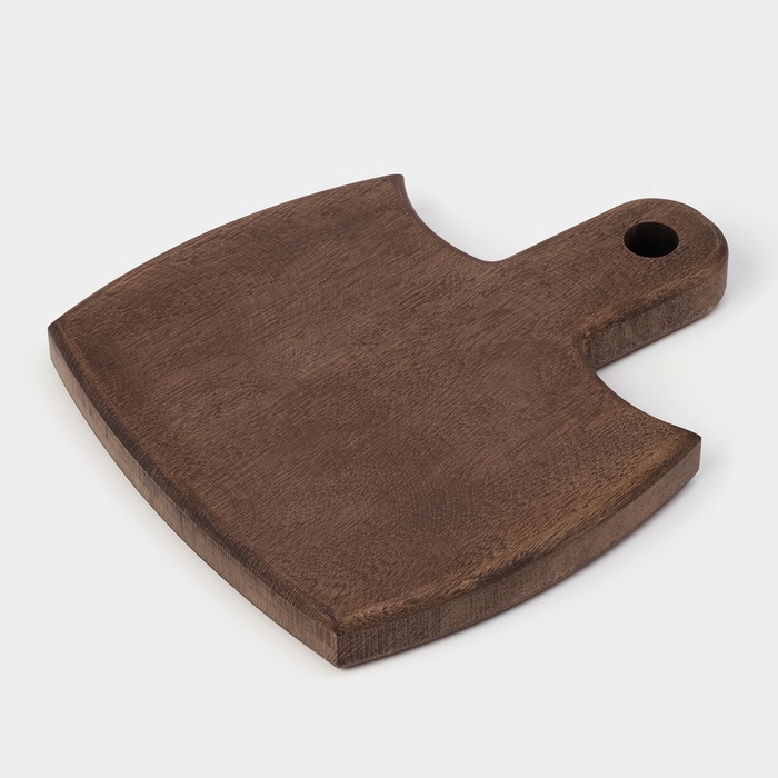 Доска разделочная для подачи Wild Kitchen, 23×20×2.5 см, граб темный Доска разделочная для подачи Wild Kitchen, 23×20×2.5 см, граб темный
