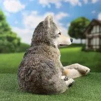 Садовая фигура из полистоуна &laquo;Волчица&raquo;, 43&times;44&times;65 см