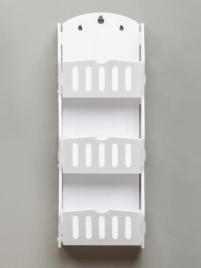 Полка для ванной комнаты, 45&times;11&times;17 см, цвет белый