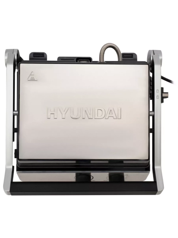 Электрогриль HYG-5047 2200Вт серебристый