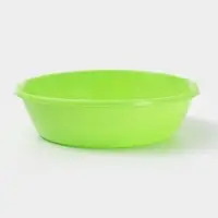 Таз 3л с ручками круг, цвет МИКС