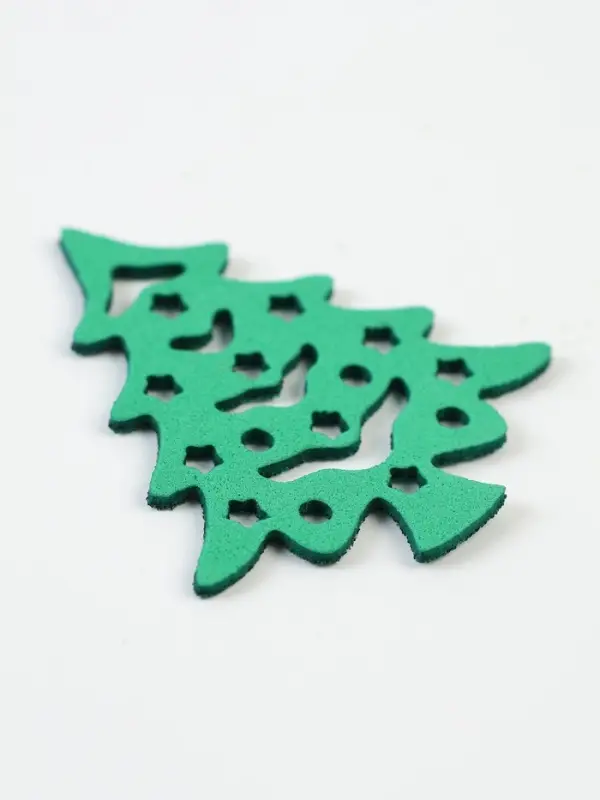 Декор Декор "Зеленые елочки", набор 6 шт.