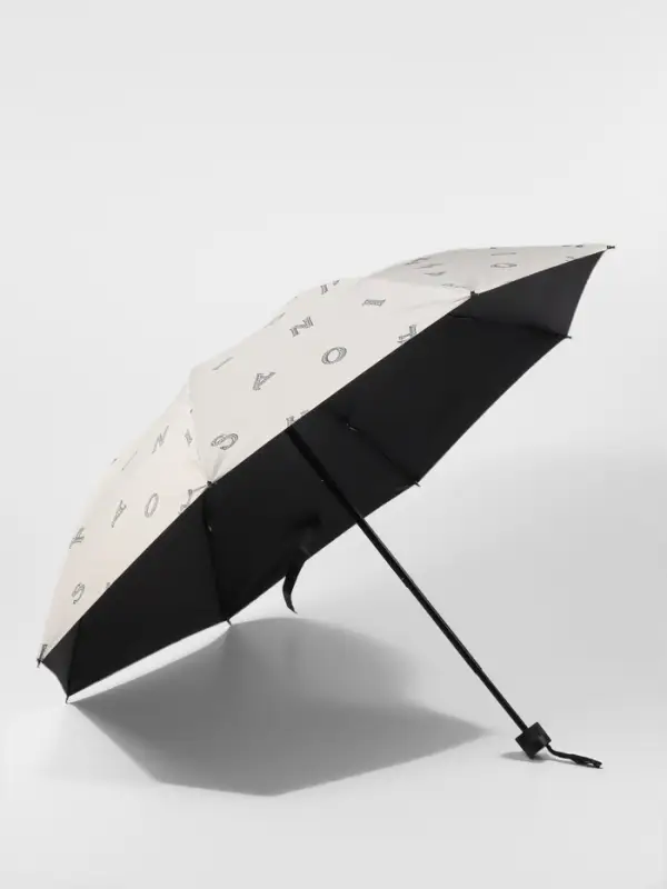 Зонт механический &laquo;Буквы&raquo;, эпонж, 4 сложения, 8 спиц, R=49/56 см, d=98 см, МИКС