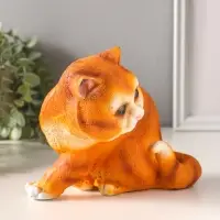 Копилка полистоун "Котик" высота 16 см