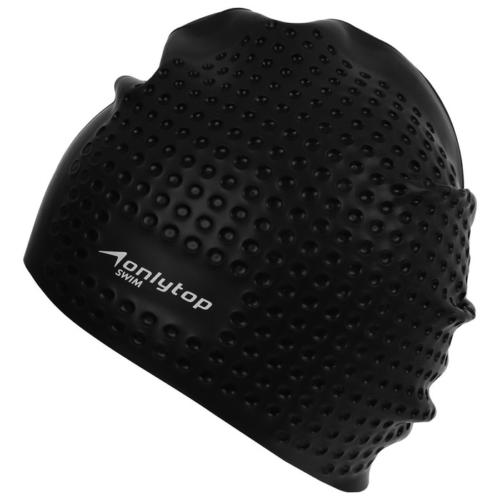 Шапочка для плавания взрослая ONLYTOP Swim, для длинных волос, силиконовая, обхват 54-60 см, цвета МИКС Шапочка для плавания взрослая ONLYTOP Swim, для длинных волос, силиконовая, обхват 54-60 см, цвета МИКС