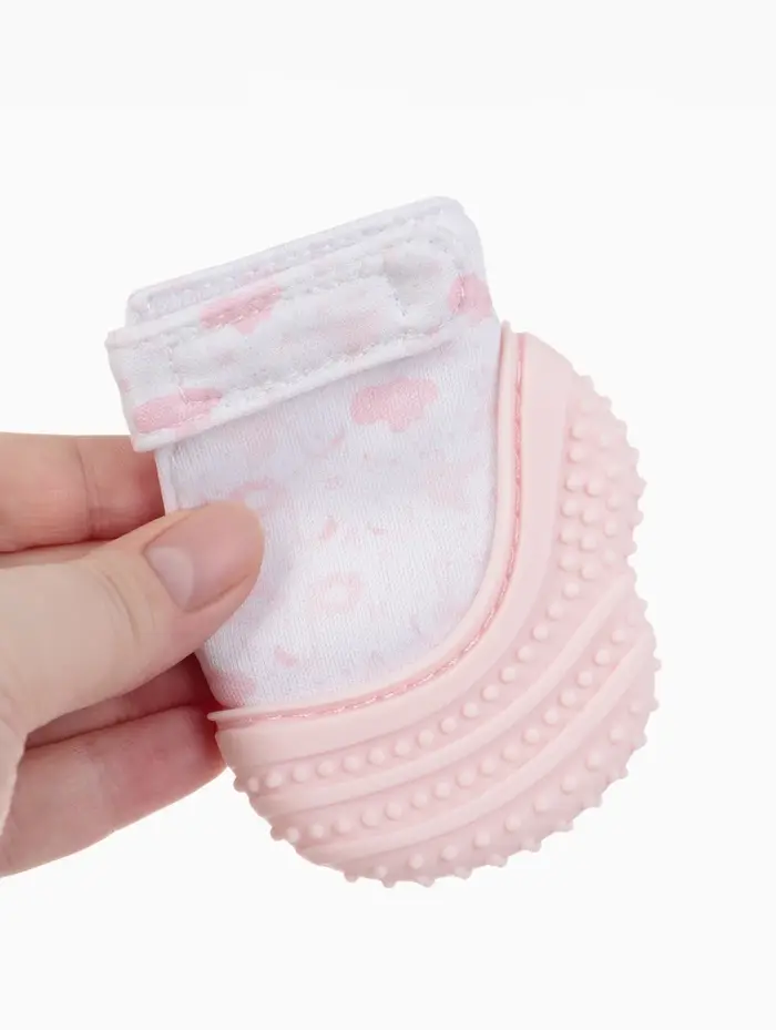 Прорезыватель на ручку для зубов &laquo;Фламинго&raquo;, светло-розовый