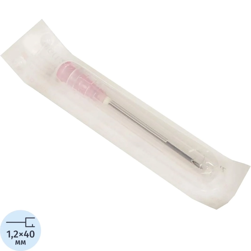 Игла инъекционная 18G (1,2х40 мм) VM 100шт/уп.