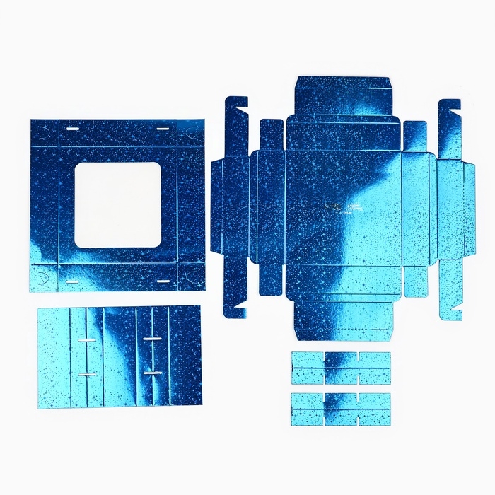 Коробка для конфет «Синие звёздочки», 14.5 х 14.5 х 3.5 см Коробка для конфет «Синие звёздочки», 14.5 х 14.5 х 3.5 см