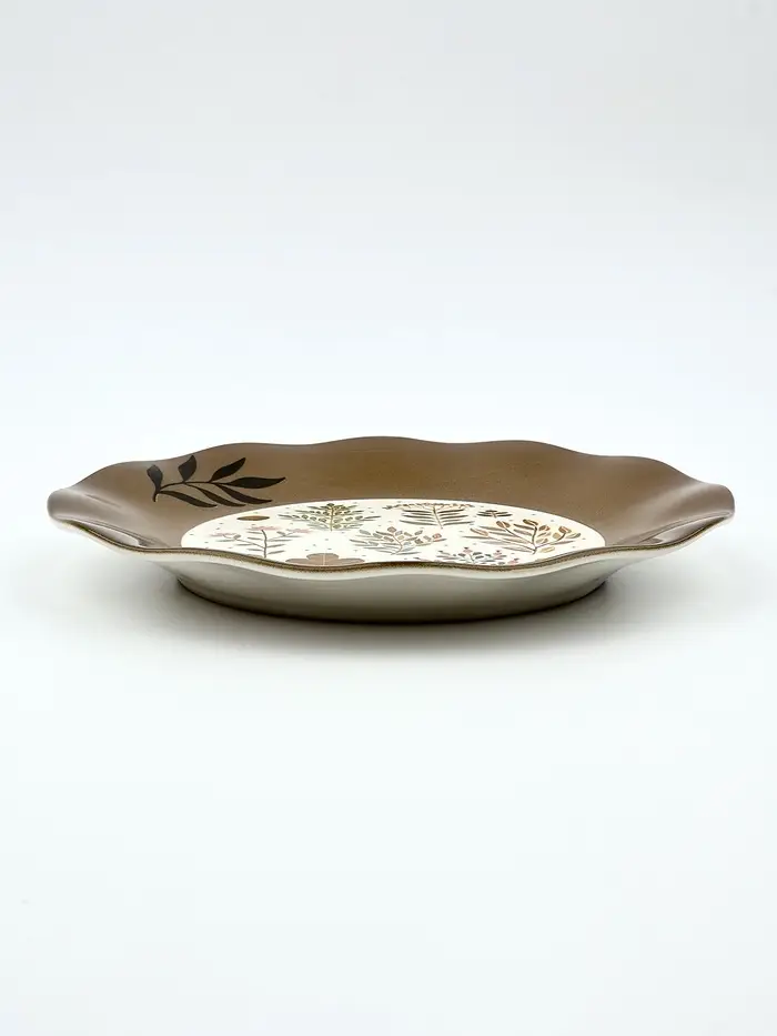 Тарелка керамическая плоская &laquo;Флора&raquo;, 21.5 см, Dolce Ceramo