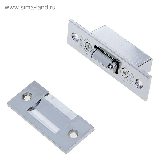 Фиксатор дверной, роликовый, цвет хром Фиксатор дверной, роликовый, цвет хром